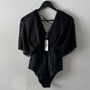 Chic Black Women's One-Piece Swimsuit